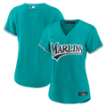Miami Marlins Nike Women's Alternate Replica Jersey - Teal | MLB Fan Gear