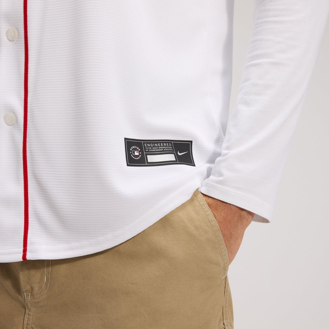 Cincinnati Reds Nike Home Replica Team Jersey - White | MLB Fan Gear