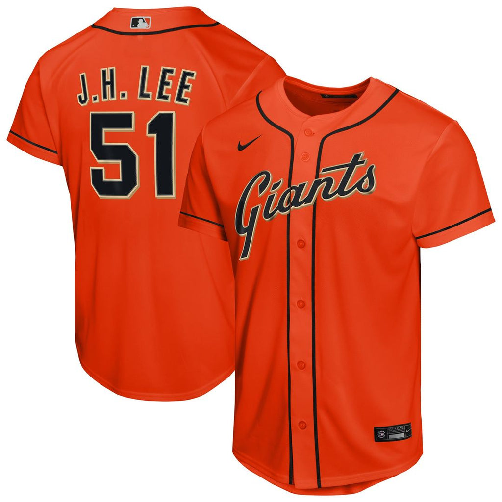 Jung Hoo Lee San Francisco Giants Nike Youth Alternate Replica Jersey - Orange | MLB Fan Gear