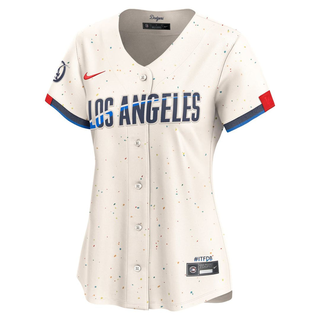 Los Angeles Dodgers Nike Women's City Connect Limited Jersey - Cream | MLB Fan Gear