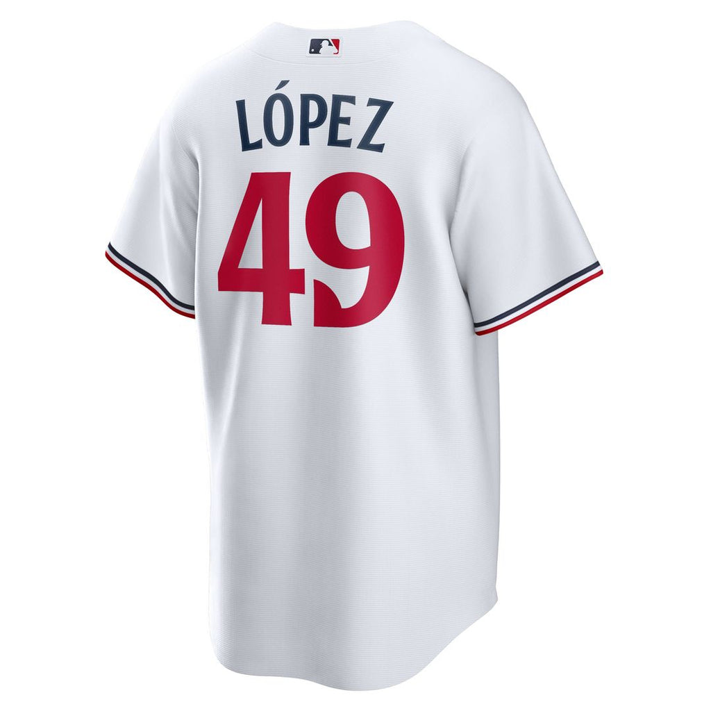 Pablo López Minnesota Twins Nike Home Replica Player Jersey - White | MLB Fan Gear