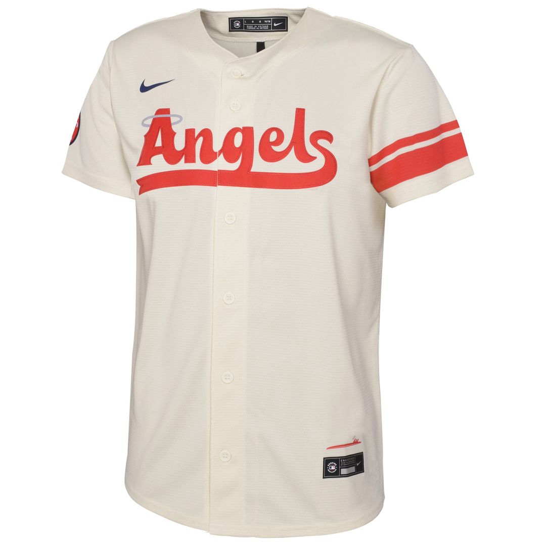 Los Angeles Angels Nike Toddler City Connect Replica Jersey - Cream | MLB Fan Gear