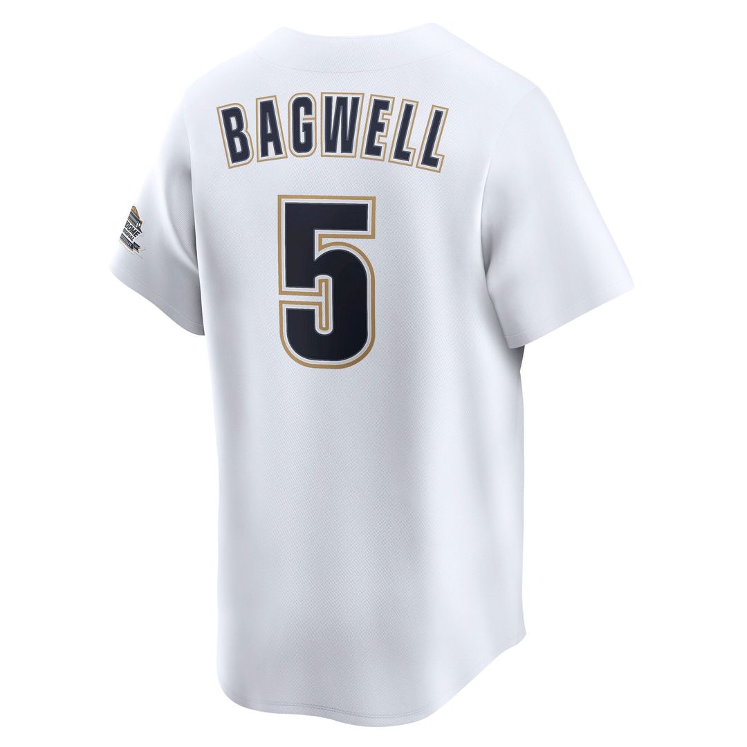 Jeff Bagwell Houston Astros Nike Throwback Cooperstown Collection Limited Jersey - White | MLB Fan Gear