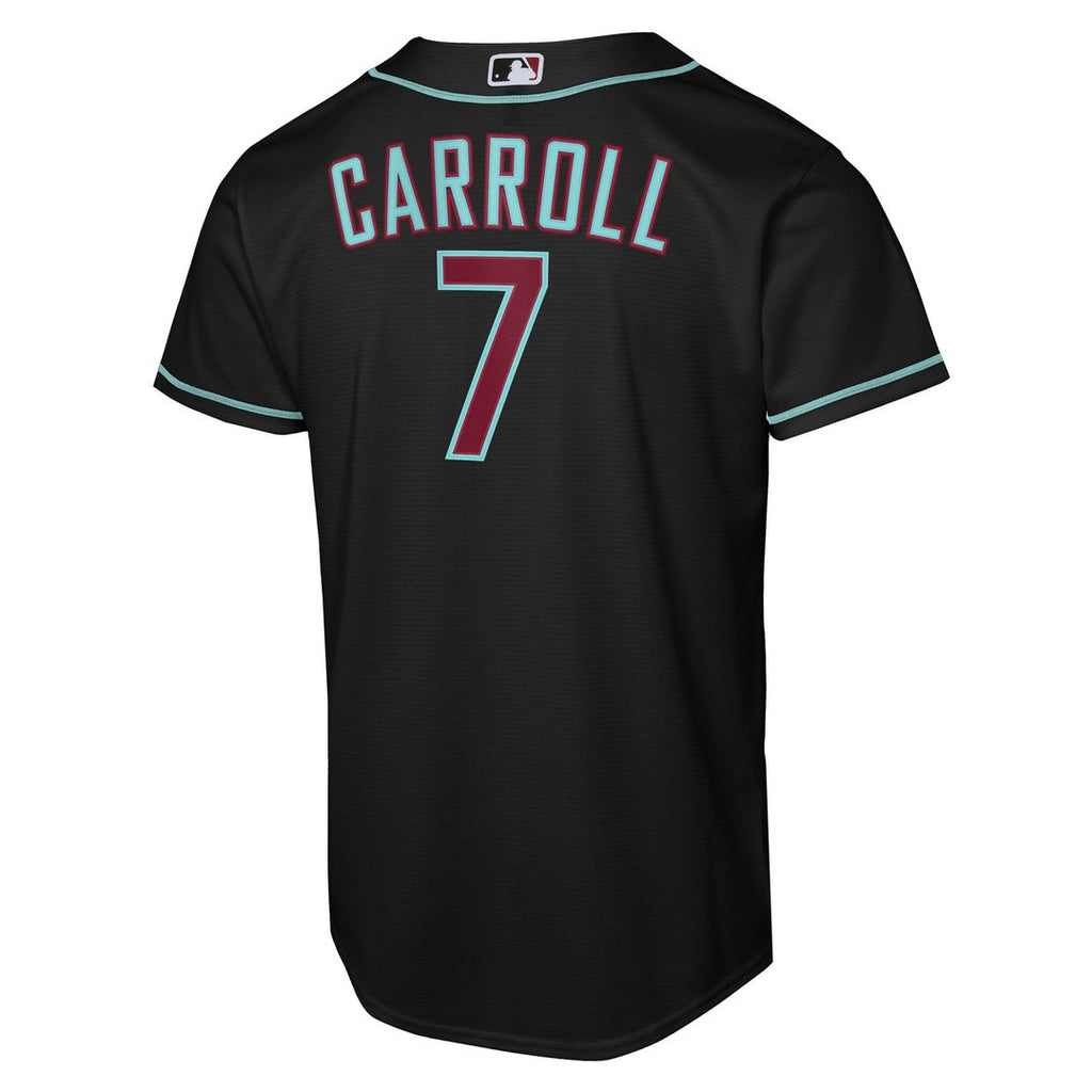 Corbin Carroll Arizona Diamondbacks Nike Youth Alternate Replica Jersey - Black | MLB Fan Gear