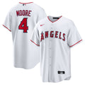 Christian Moore Los Angeles Angels Nike Home Replica Jersey - White | MLB Fan Gear
