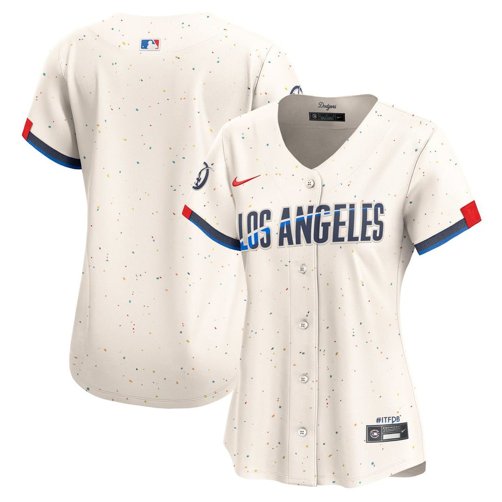 Los Angeles Dodgers Nike Women's City Connect Limited Jersey - Cream | MLB Fan Gear