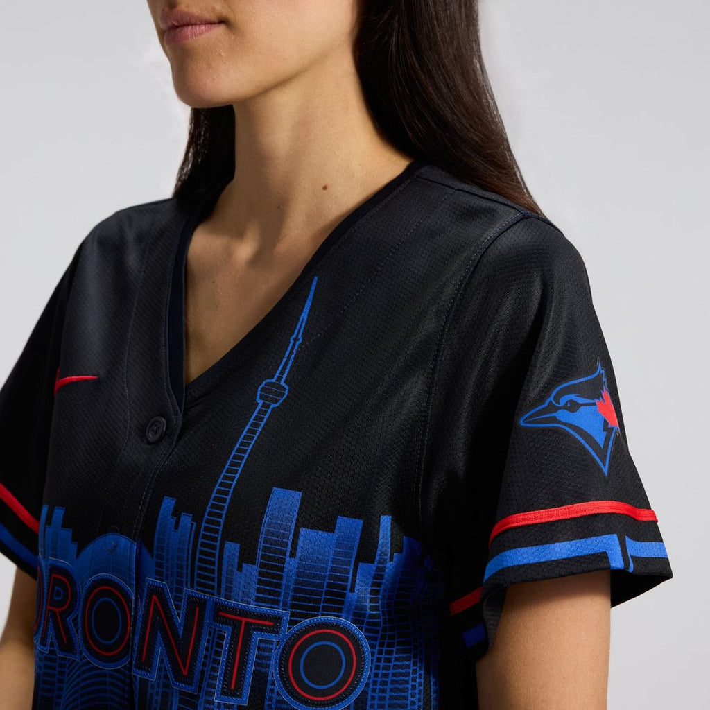 Vladimir Guerrero Jr. Toronto Blue Jays Nike Women's 2024 City Connect Limited Player Jersey - Navy | MLB Fan Gear
