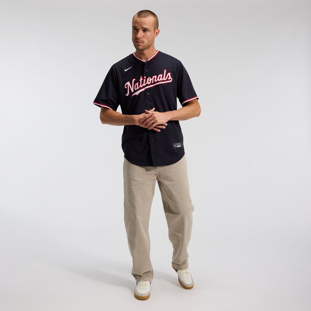 Dylan Crews Washington Nationals Nike Alternate Replica Jersey - Navy | MLB Fan Gear