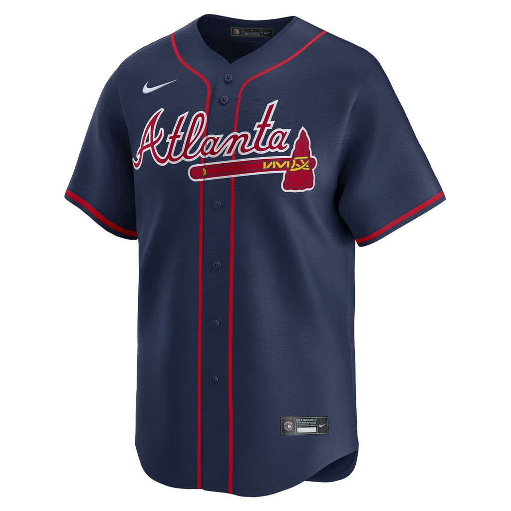 Ronald Acuña Jr. Atlanta Braves Nike Alternate Limited Jersey - Navy | MLB Fan Gear