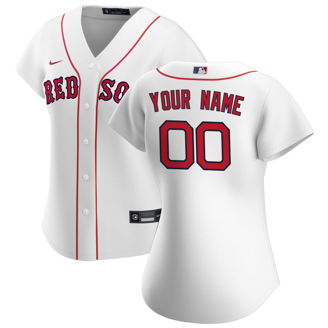 Boston Red Sox Nike Women's Home Replica Custom Jersey - White | MLB Fan Gear