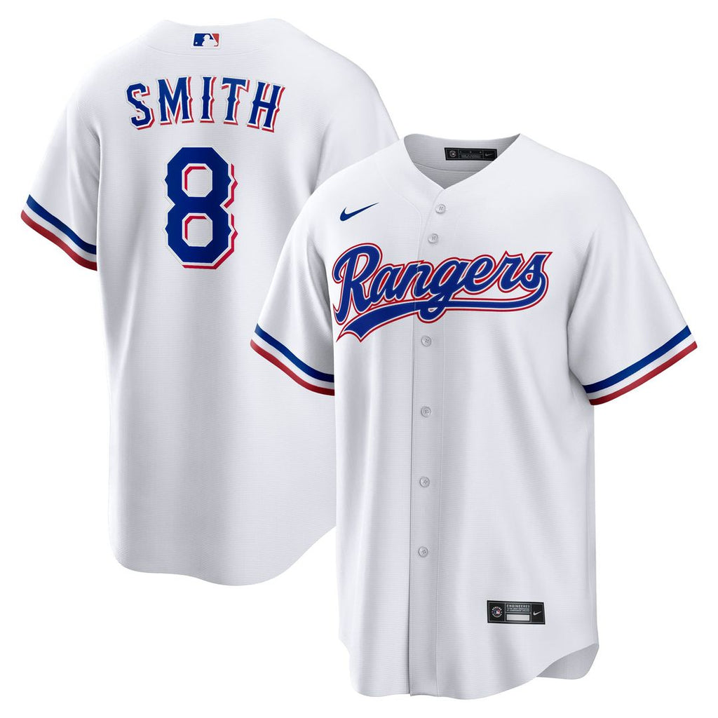 Josh Smith Texas Rangers Nike Home Replica Jersey - White | MLB Fan Gear