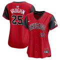 Andrew Vaughn Chicago White Sox Nike Women's 2025 City Connect Limited Player Jersey - Red/ Black | MLB Fan Gear