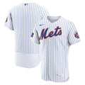 New York Mets Nike Home Sponsor Patch Authentic Jersey - White | MLB Fan Gear