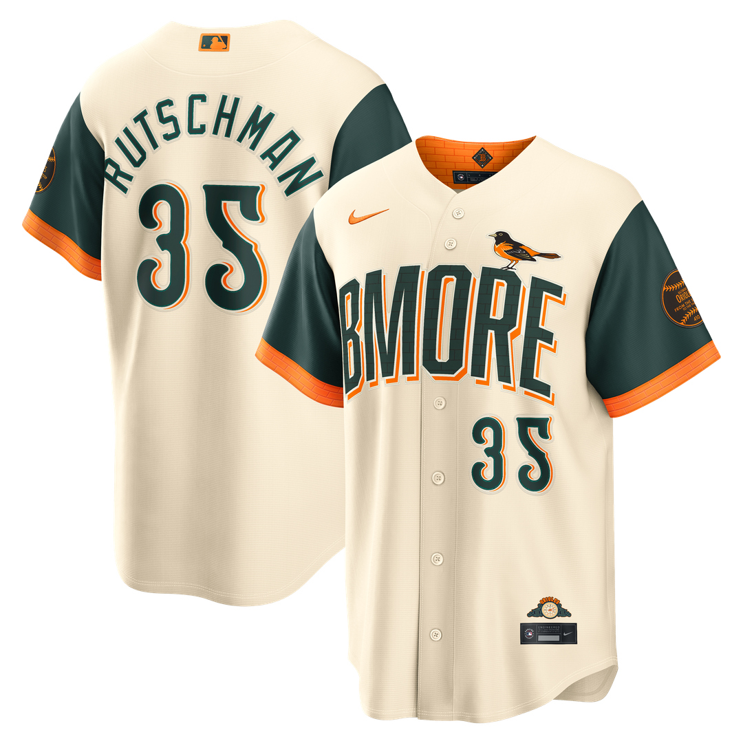 Adley Rutschman Baltimore Orioles Nike 2026 City Connect Stadium Jersey - Cream | MLB Fan Gear