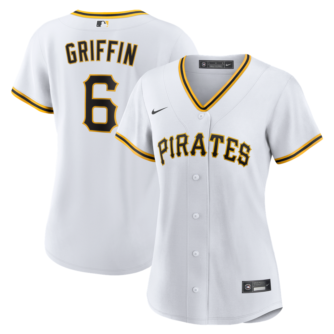 Konnor Griffin Pittsburgh Pirates Nike Women's Home Replica Jersey - White | MLB Fan Gear