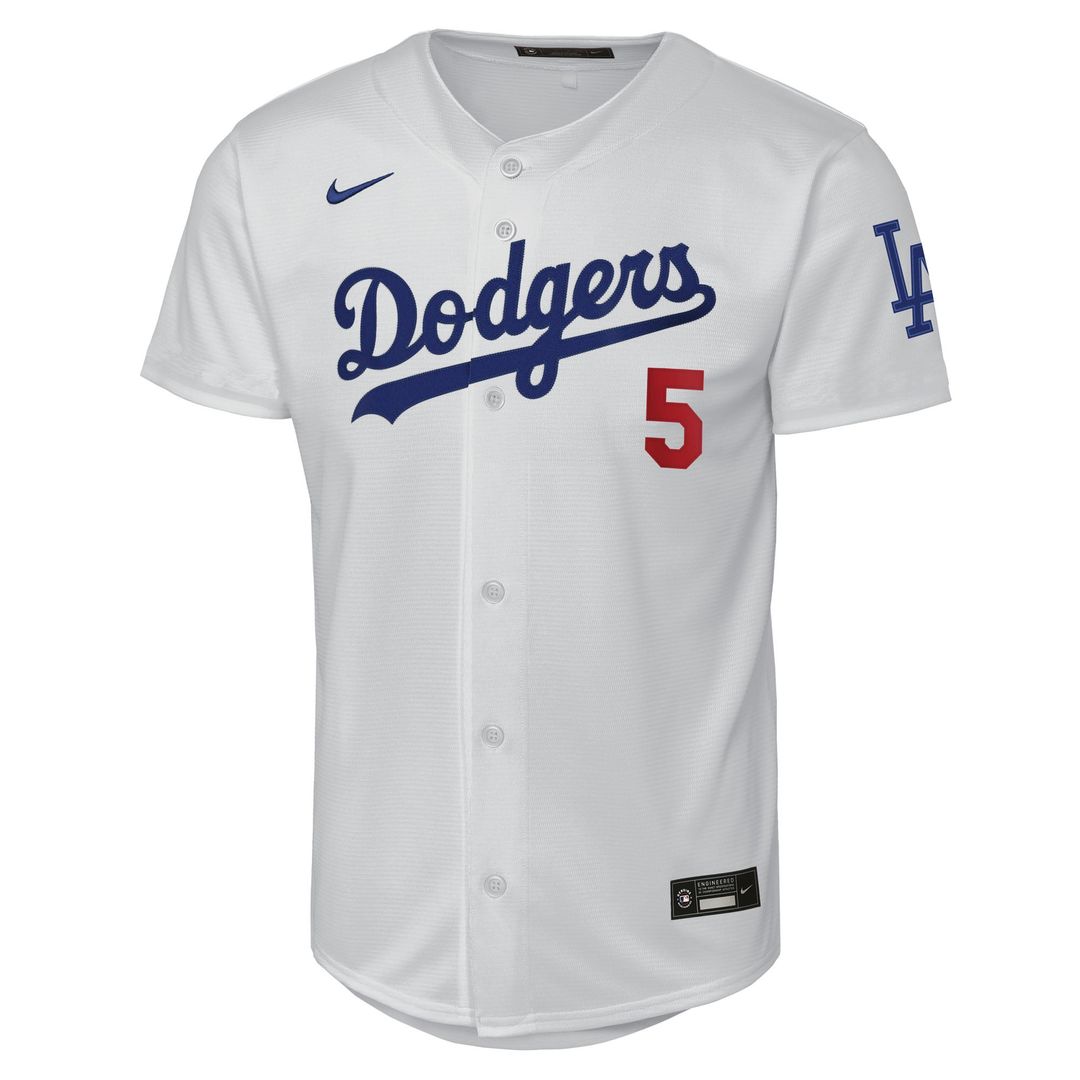 Freddie Freeman Los Angeles Dodgers Nike Youth Home Stadium Jersey - White | MLB Fan Gear