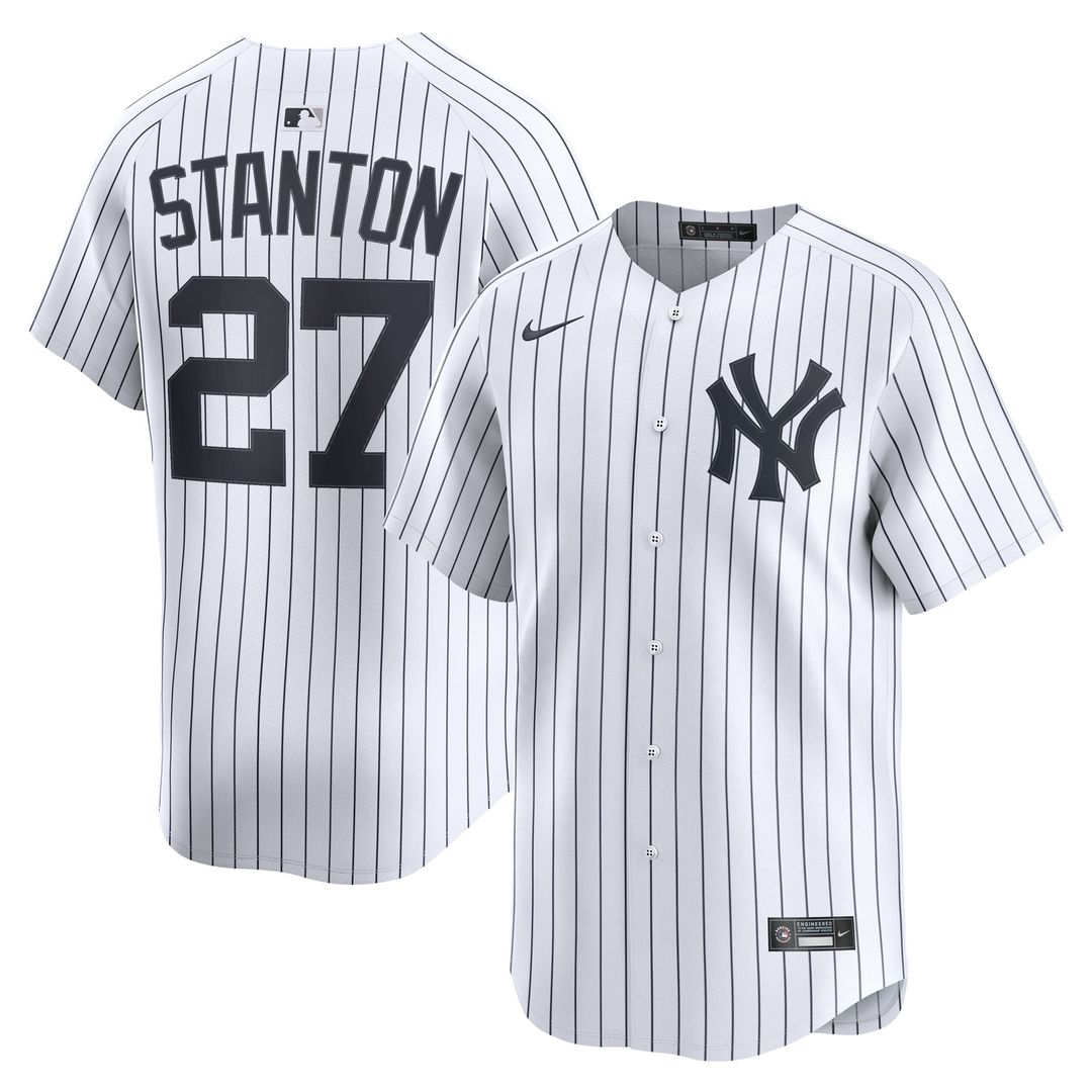 Giancarlo Stanton New York Yankees Nike Road Limited Jersey - Gray | MLB Fan Gear