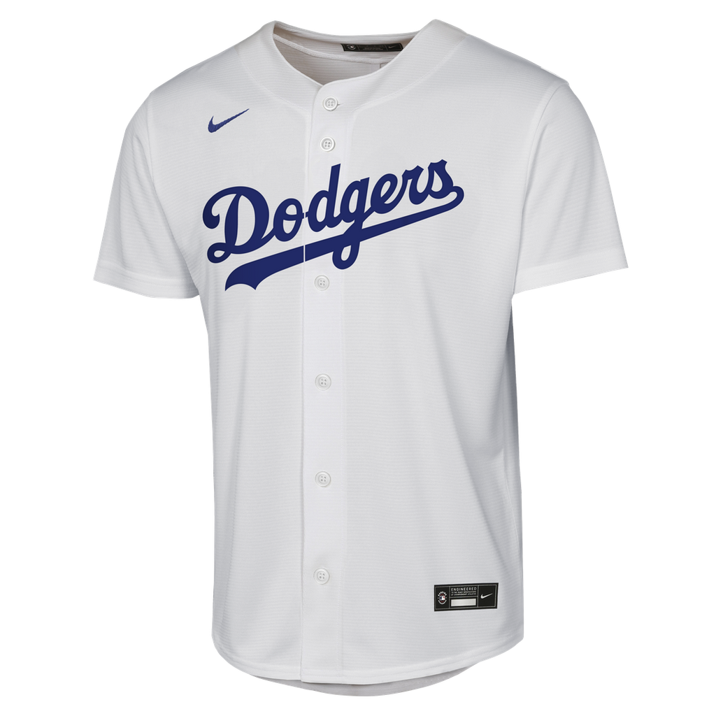 Yoshinobu Yamamoto Los Angeles Dodgers Nike Youth Home Baseline Jersey - White | MLB Fan Gear