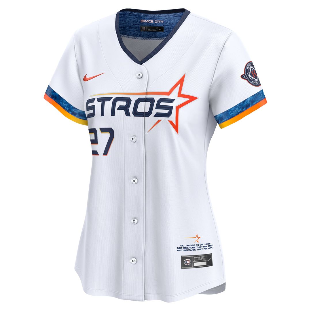 Jose Altuve Houston Astros Nike Women's 2025 City Connect Limited Jersey - White | MLB Fan Gear
