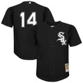 Paul Konerko Chicago White Sox Mitchell & Ness Youth Mesh Batting Practice Jersey - Black | MLB Fan Gear