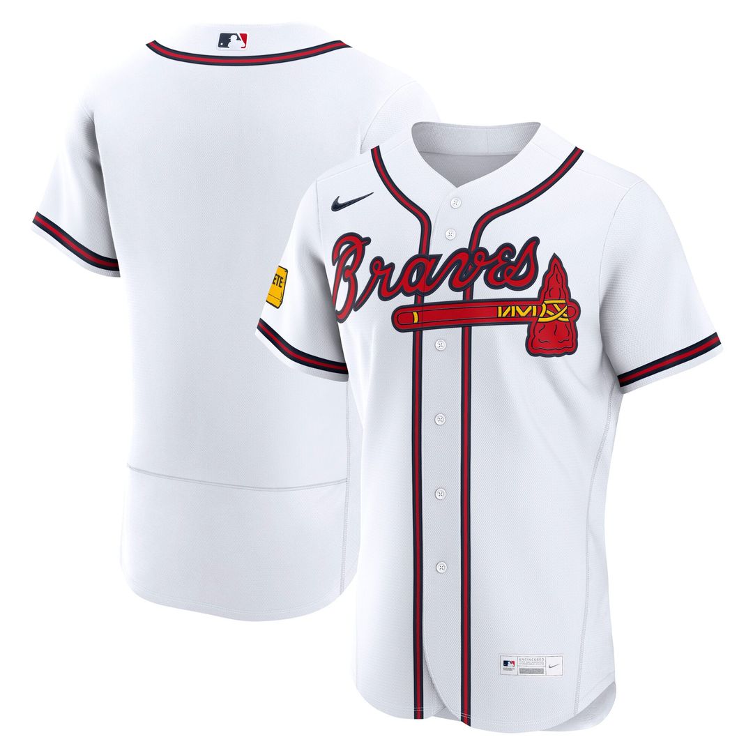 Atlanta Braves Nike Home Authentic Jersey - White | MLB Fan Gear