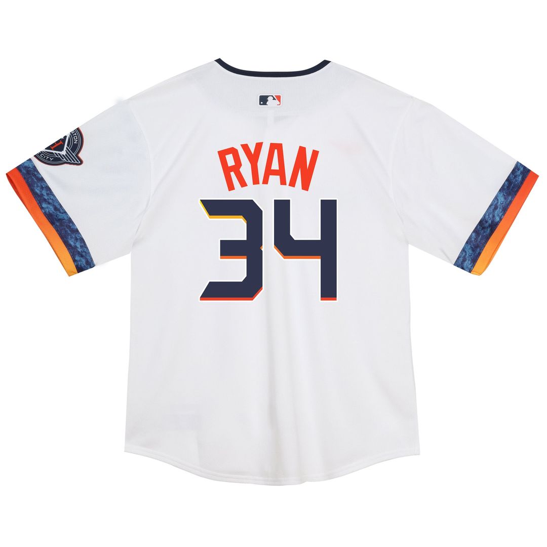 Nolan Ryan Houston Astros Nike Toddler City Connect 2025 Limited Jersey - White | MLB Fan Gear