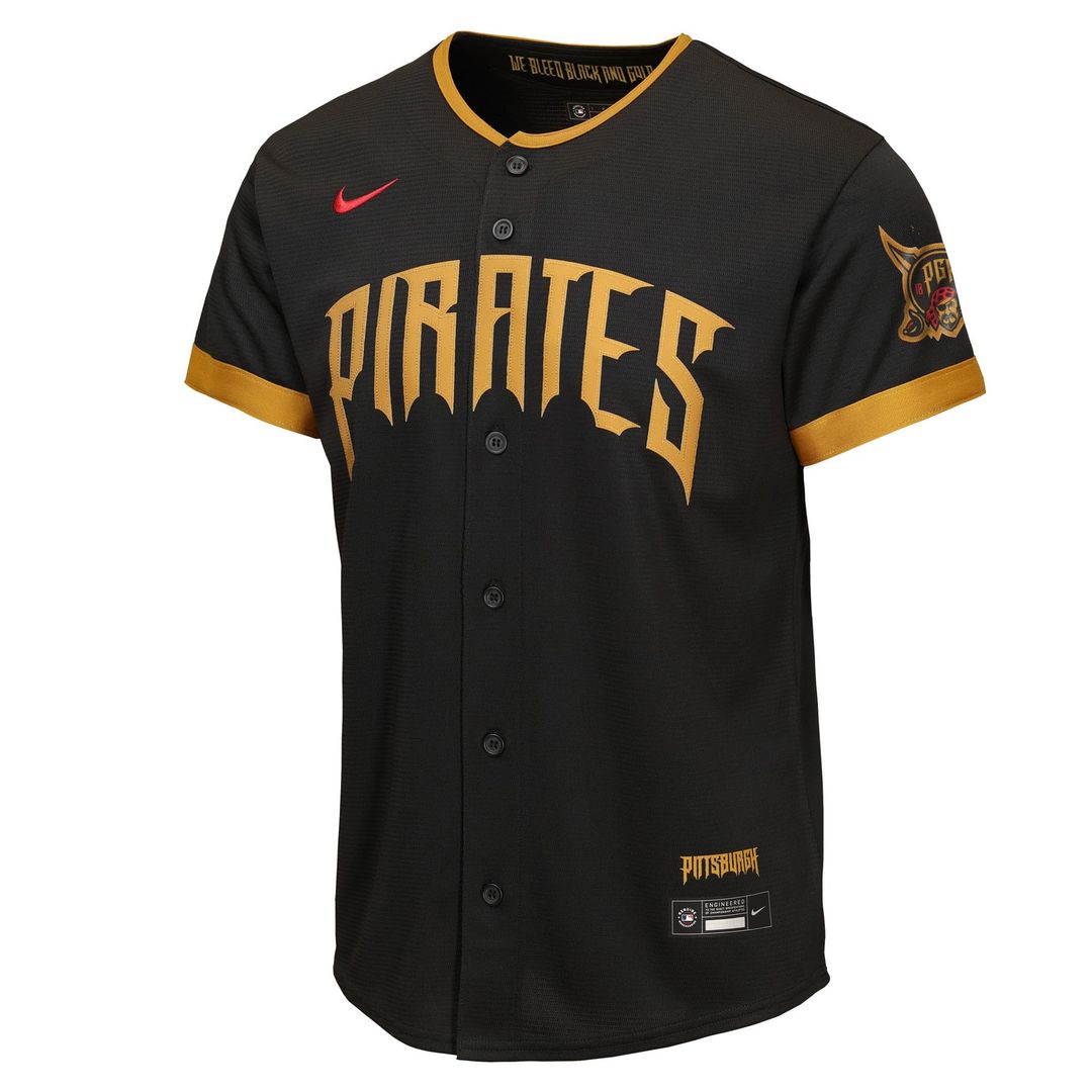 Paul Skenes Pittsburgh Pirates Nike Youth 2026 City Connect Stadium Jersey - Black | MLB Fan Gear