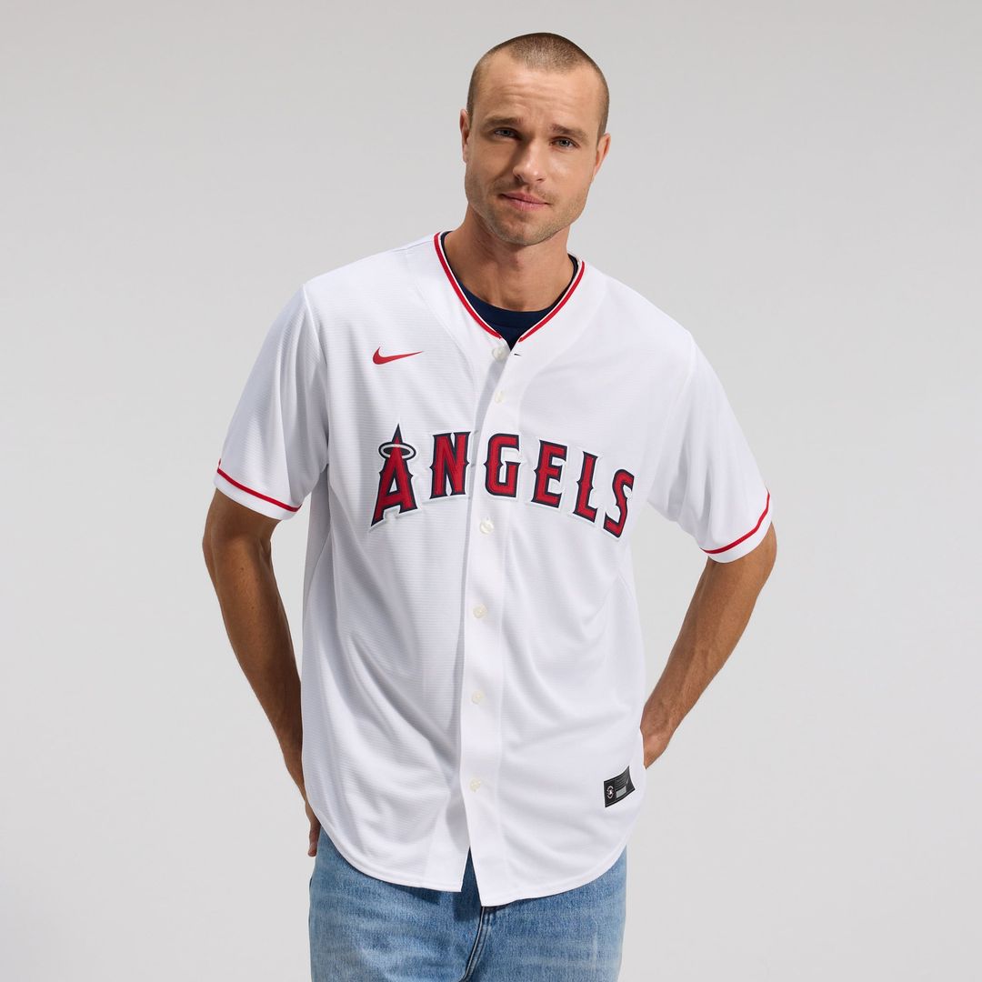 Los Angeles Angels Nike Home Replica Team Jersey - White | MLB Fan Gear