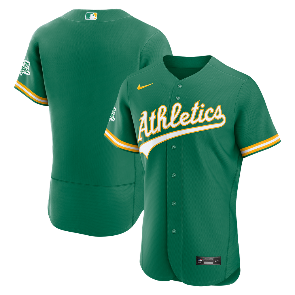 Athletics Nike Alternate Authentic Jersey - Green | MLB Fan Gear