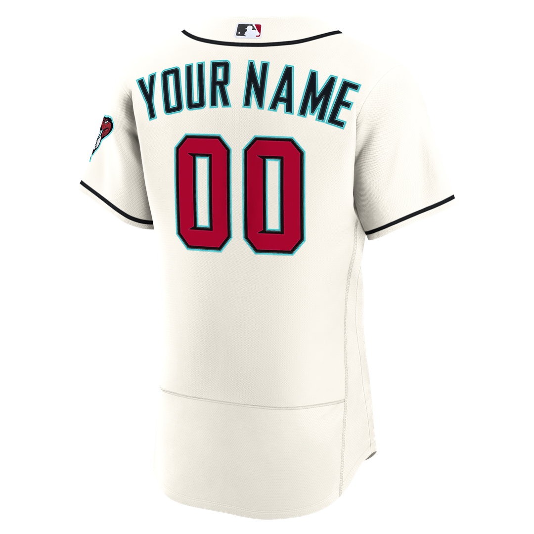 Arizona Diamondbacks Nike Home Authentic Custom Jersey - Cream | MLB Fan Gear