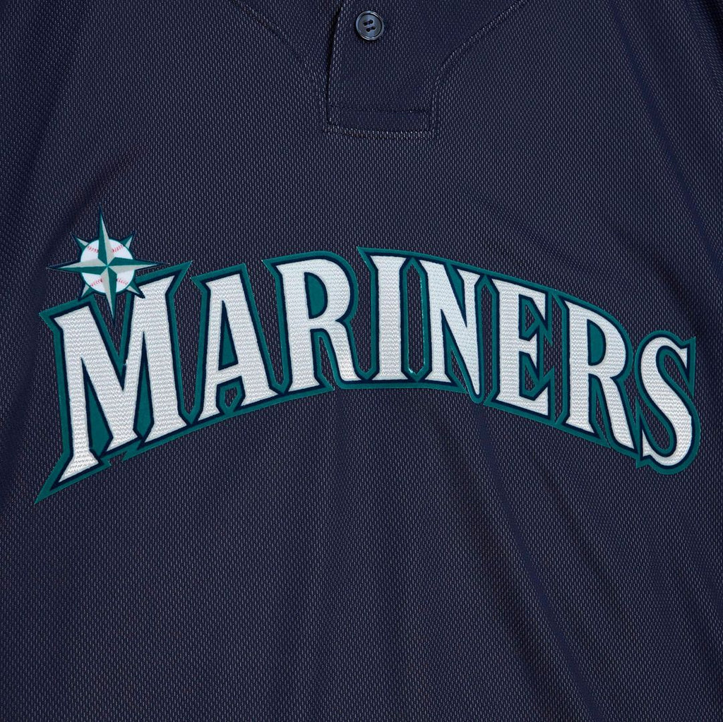 Ichiro Suzuki Seattle Mariners Mitchell & Ness Big & Tall Cooperstown Mesh Batting Practice Jersey - Navy | MLB Fan Gear