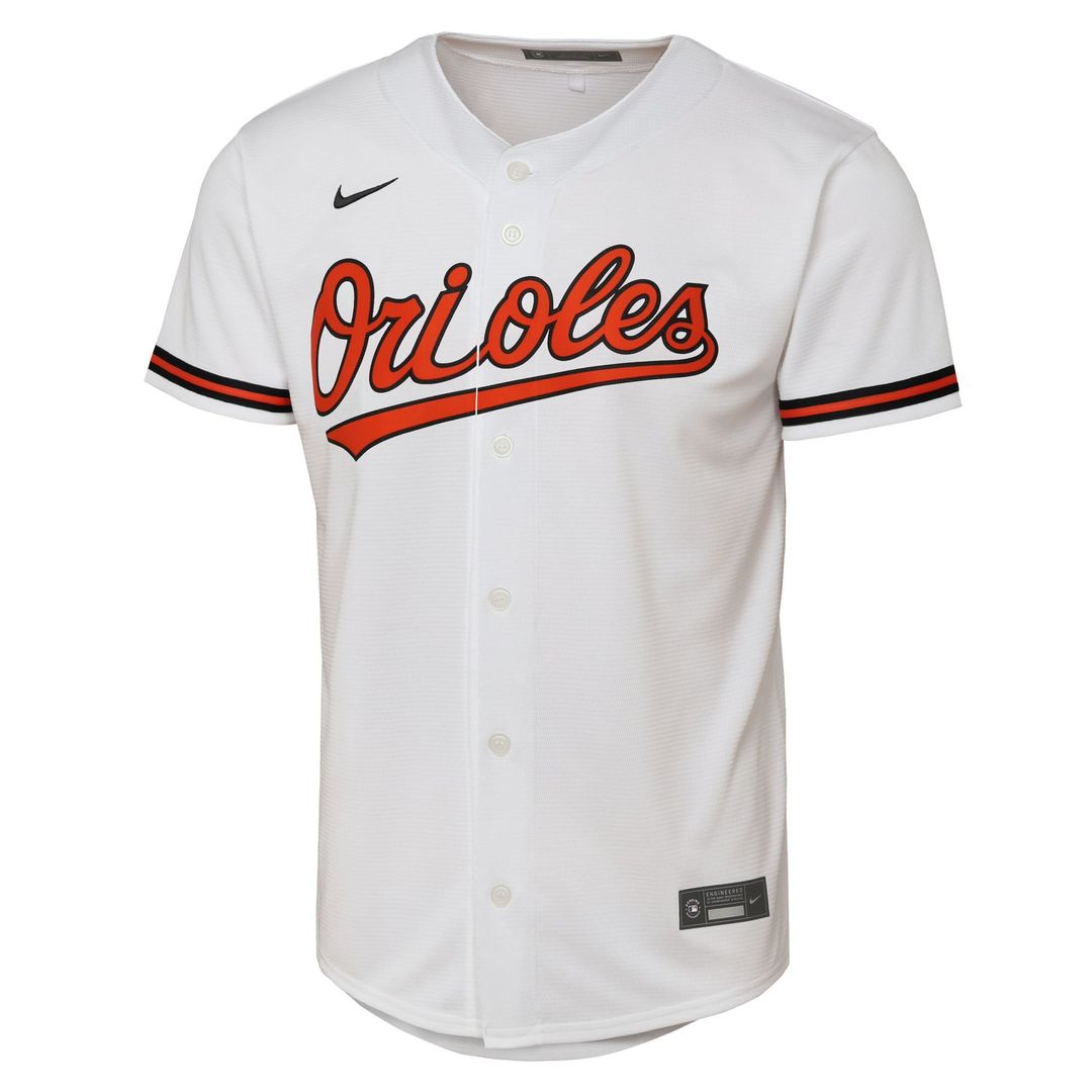 Gunnar Henderson Baltimore Orioles Nike Youth Home Replica Player Jersey - White | MLB Fan Gear