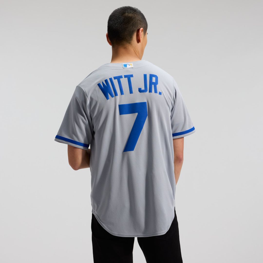 Bobby Witt Jr. Kansas City Royals Nike Road Replica Jersey - Gray | MLB Fan Gear