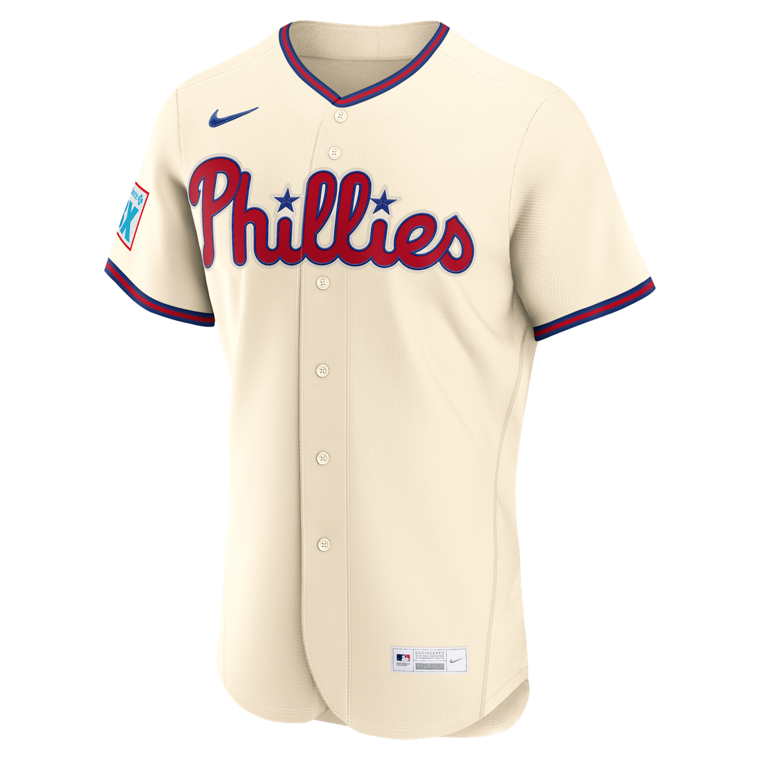 Bryce Harper Philadelphia Phillies Nike Alternate Authentic Sponsor Patch Jersey - Light Blue | MLB Fan Gear
