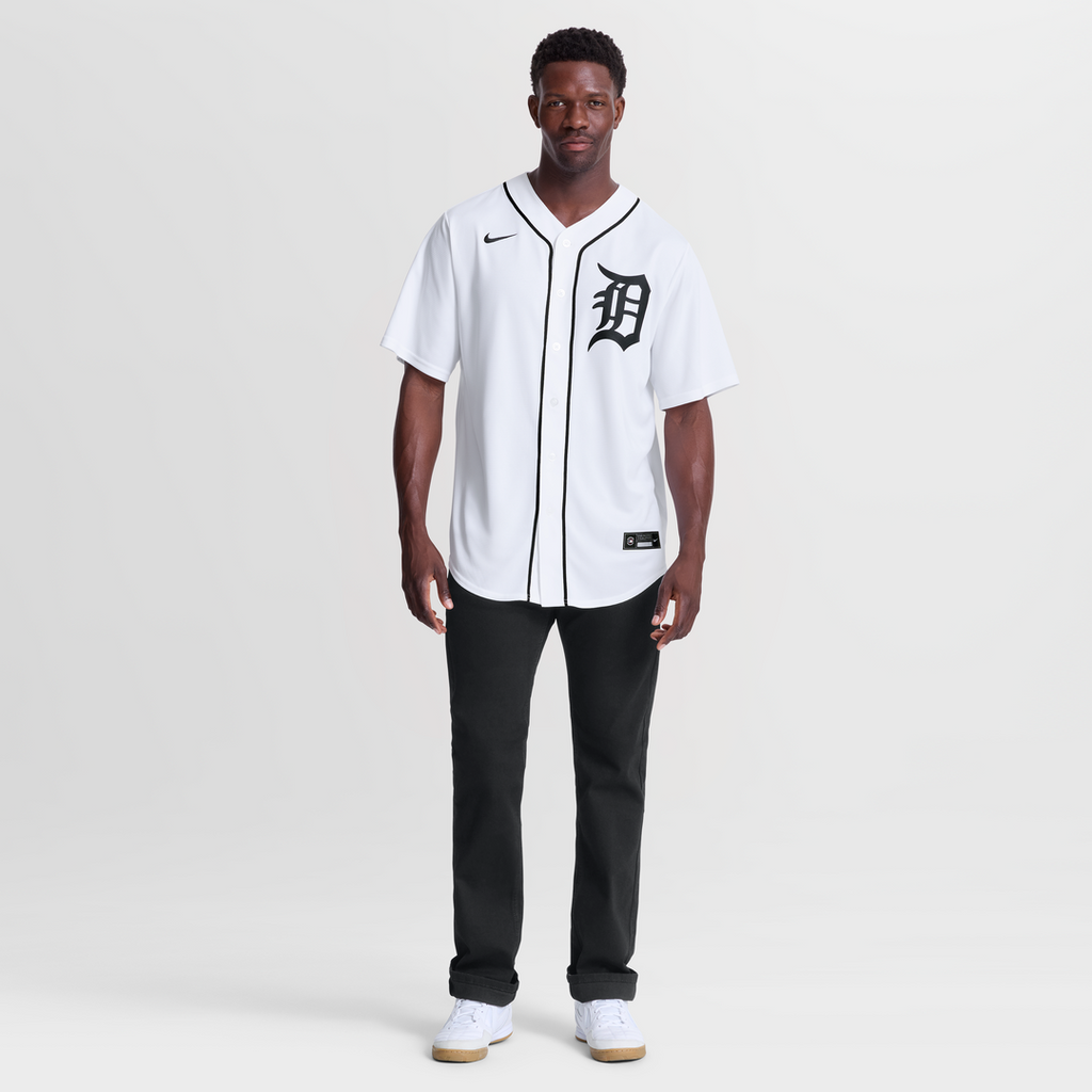 Tarik Skubal Detroit Tigers Nike Home Replica Jersey - White | MLB Fan Gear