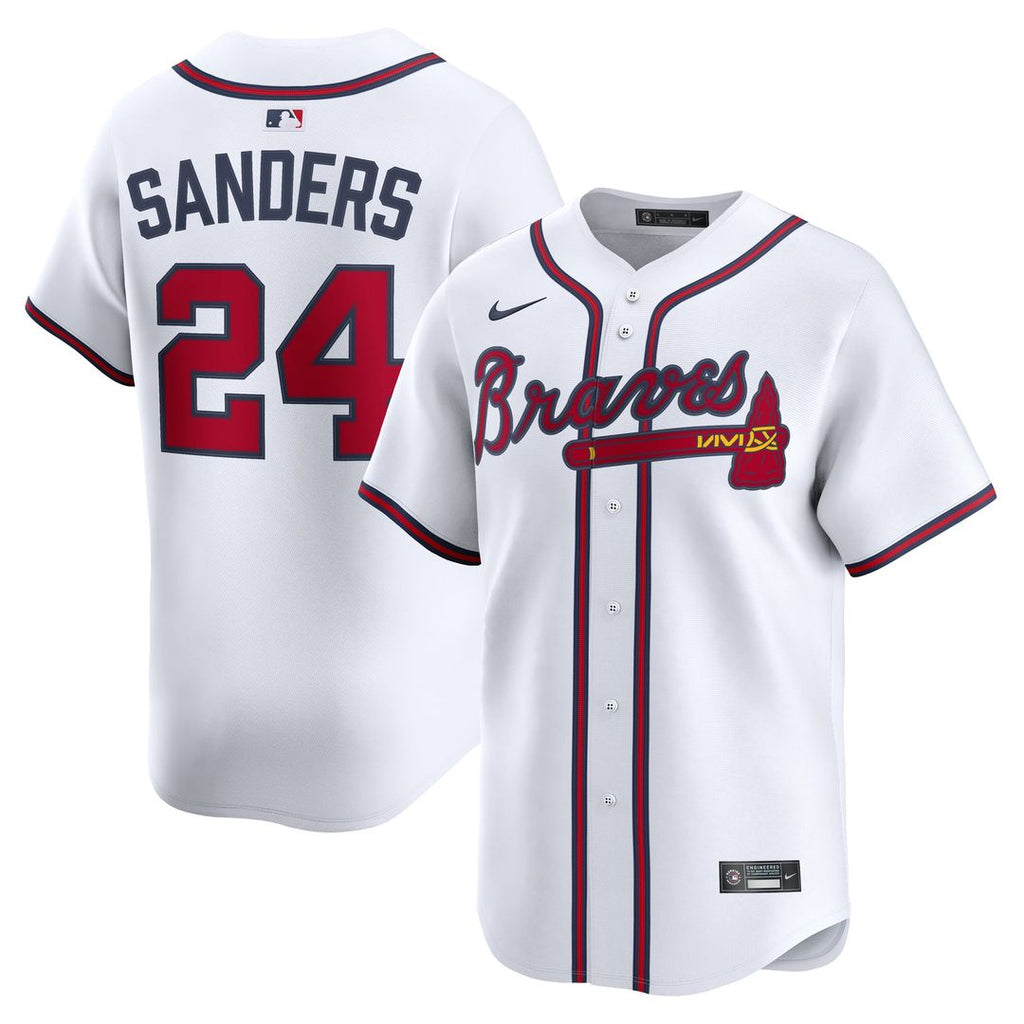 Deion Sanders Atlanta Braves Nike Limited Player Jersey - White | MLB Fan Gear