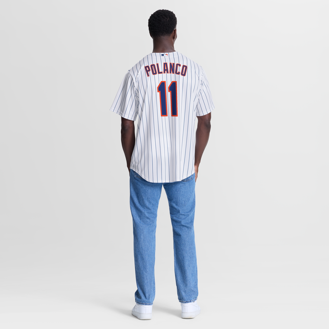 Jorge Polanco New York Mets Nike Home Replica Jersey - White | MLB Fan Gear