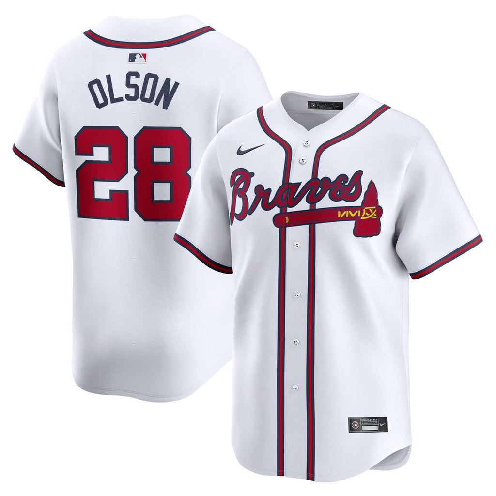 Matt Olson Atlanta Braves Nike Home Limited Player Jersey - White | MLB Fan Gear