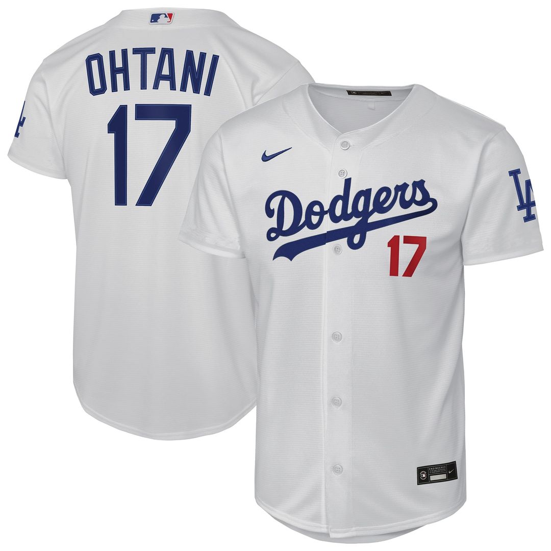 Shohei Ohtani Los Angeles Dodgers Nike Youth Home Stadium Jersey - White | MLB Fan Gear
