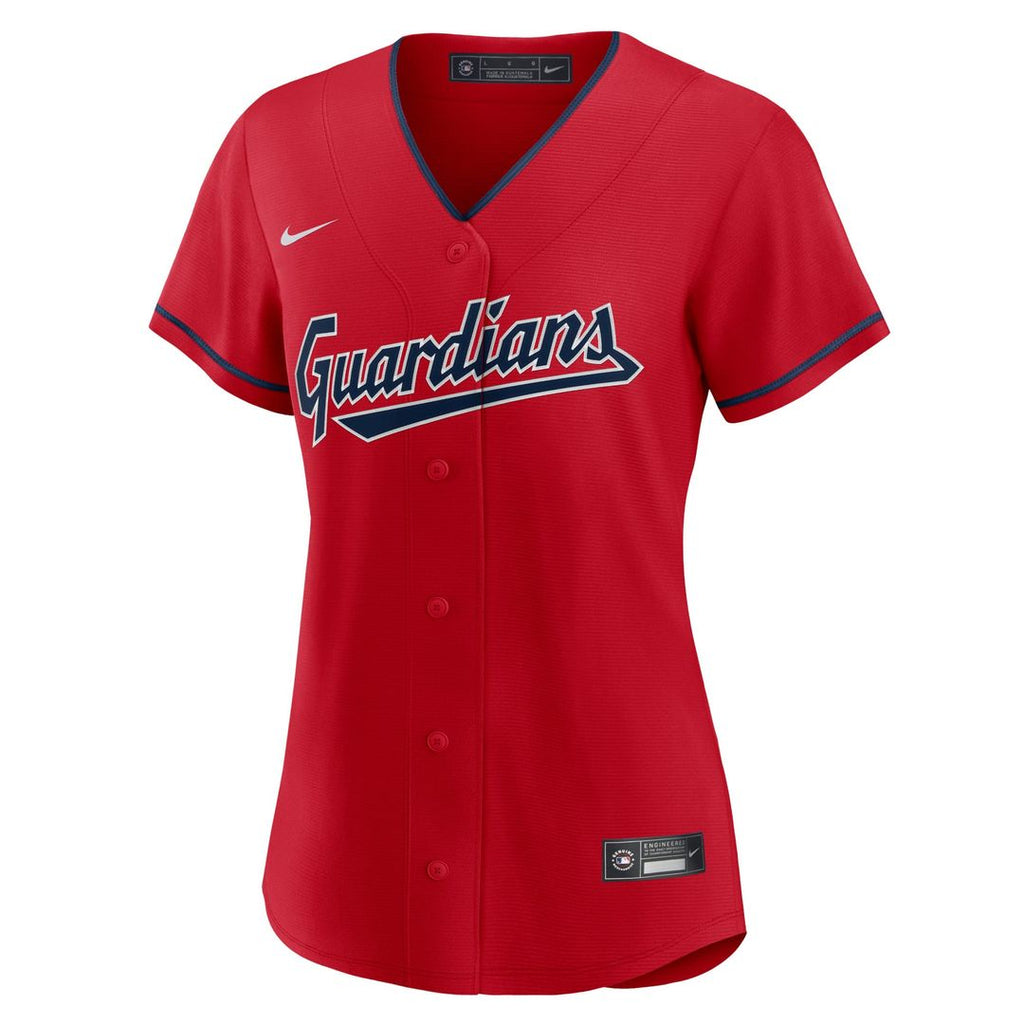 Cleveland Guardians Nike Women's Alternate Official Replica Jersey - Navy | MLB Fan Gear