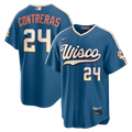 William Contreras Milwaukee Brewers Nike 2026 City Connect Stadium Jersey - Mineral Blue | MLB Fan Gear