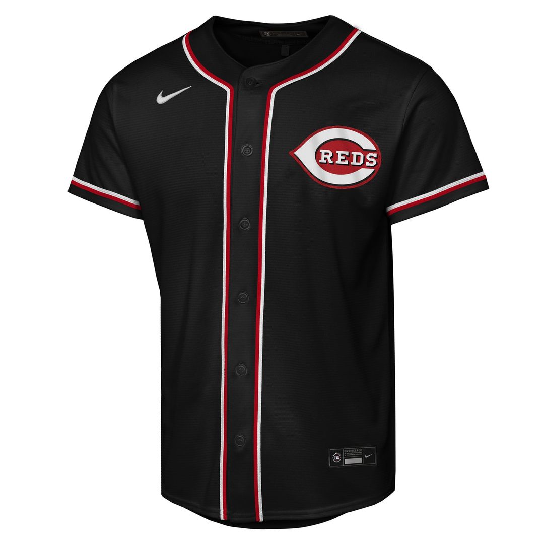 Elly De La Cruz Cincinnati Reds Nike Youth Fashion Replica Player Jersey - Black | MLB Fan Gear