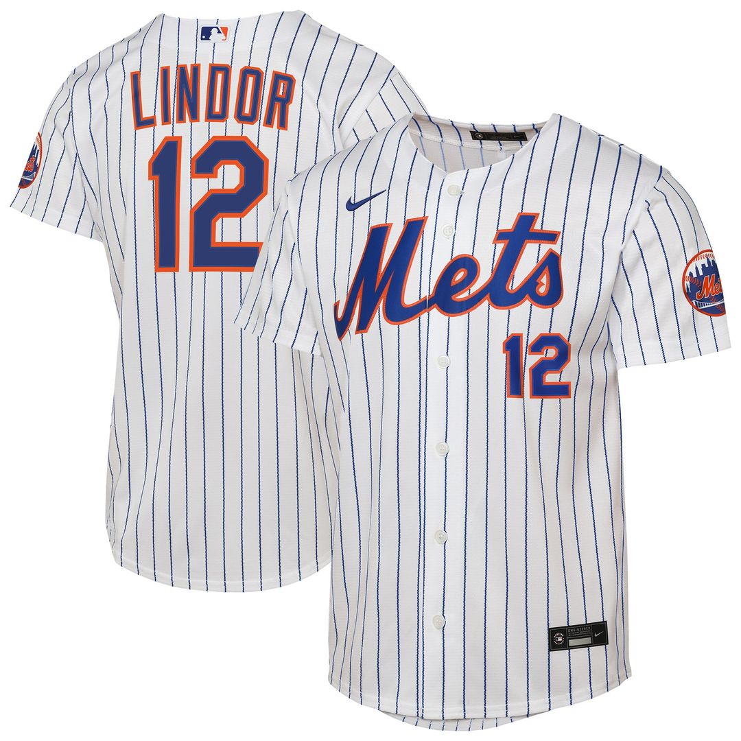 Francisco Lindor New York Mets Nike Youth Road Stadium Player Jersey - Gray | MLB Fan Gear