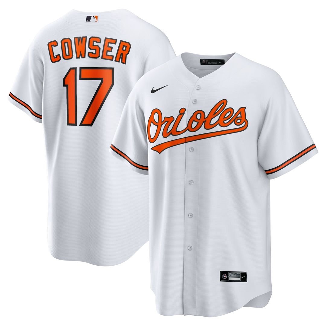 Colton Cowser Baltimore Orioles Nike Home Replica Jersey - White | MLB Fan Gear