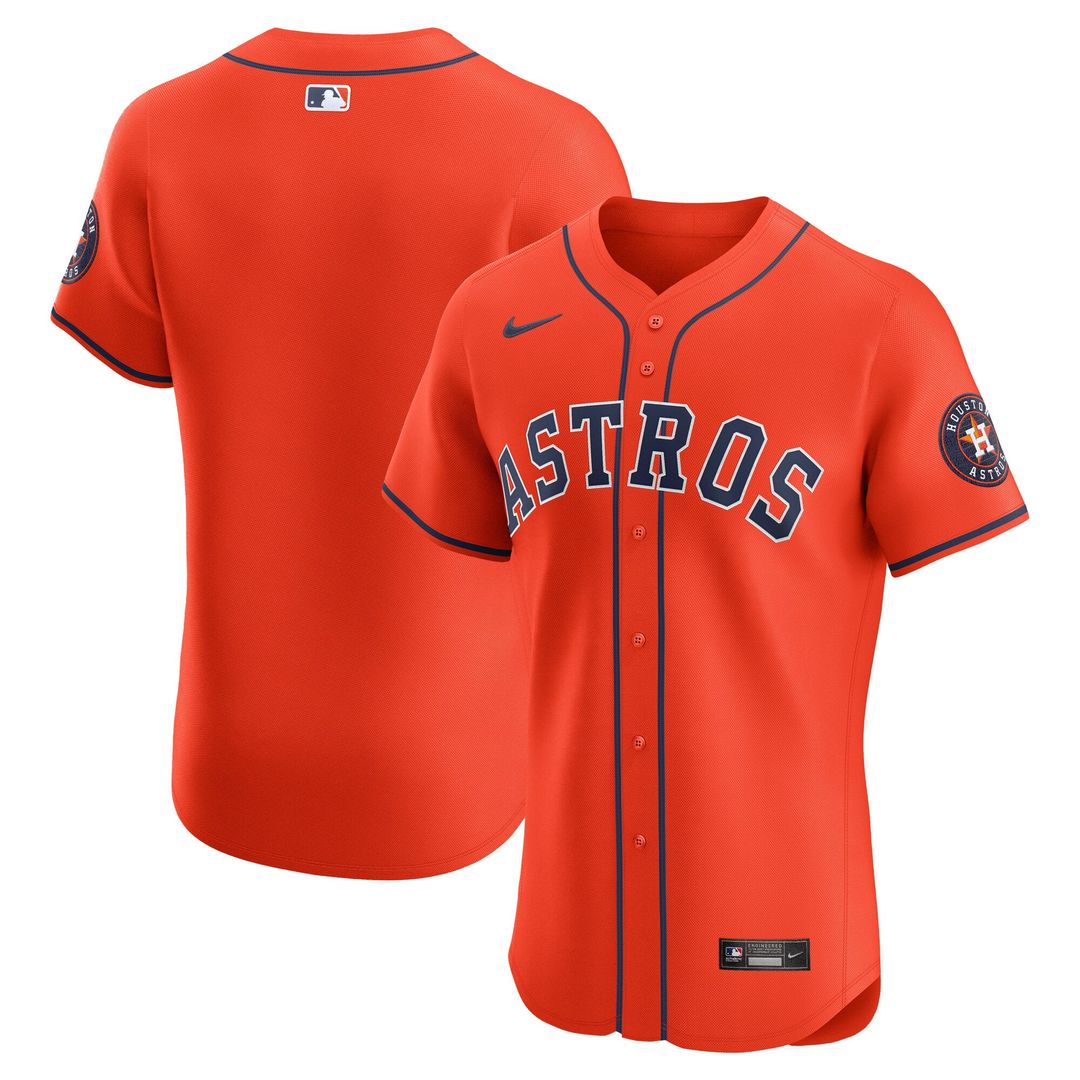 Houston Astros Nike Alternate Elite Jersey - Orange | MLB Fan Gear