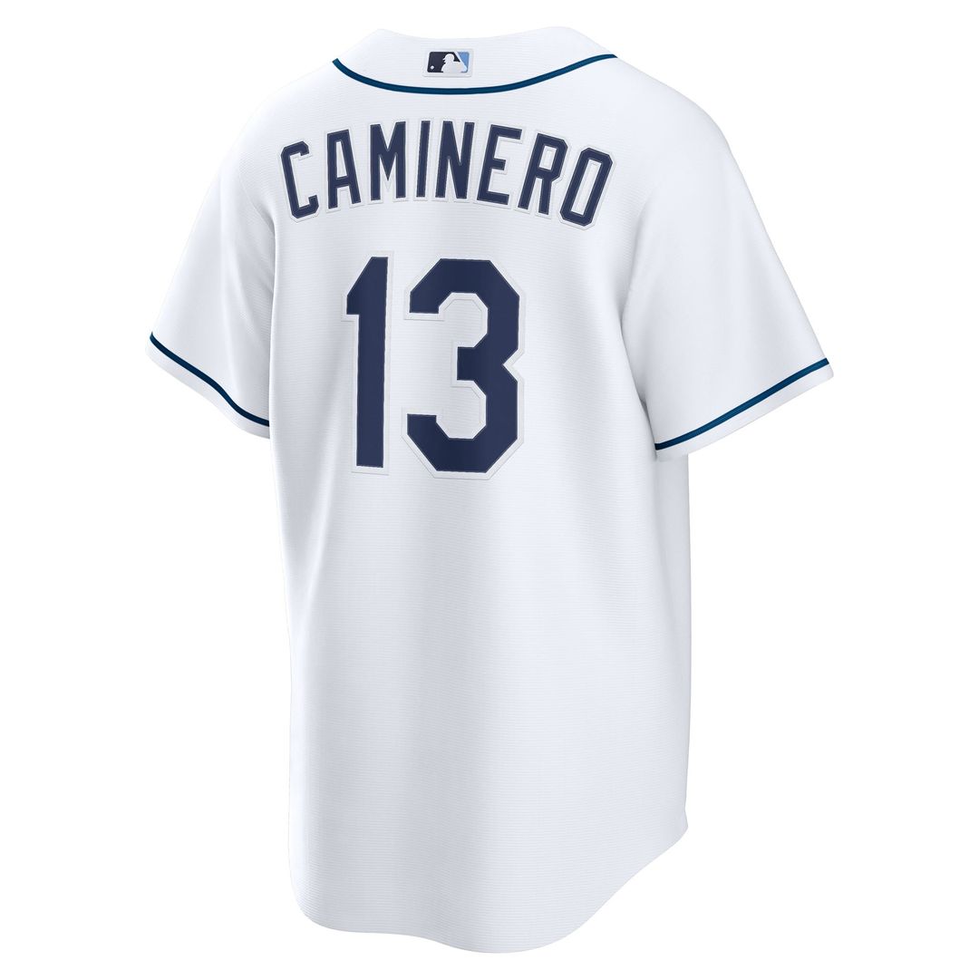 Junior Caminero Tampa Bay Rays Nike Youth Home Replica Jersey - White | MLB Fan Gear