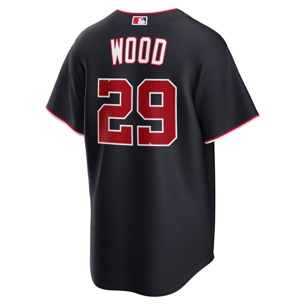 James Wood Washington Nationals Nike Alternate Replica Jersey - Navy | MLB Fan Gear