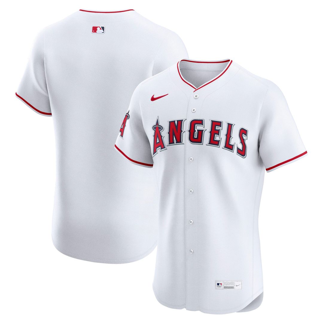 Los Angeles Angels Nike Home Elite Jersey - White | MLB Fan Gear