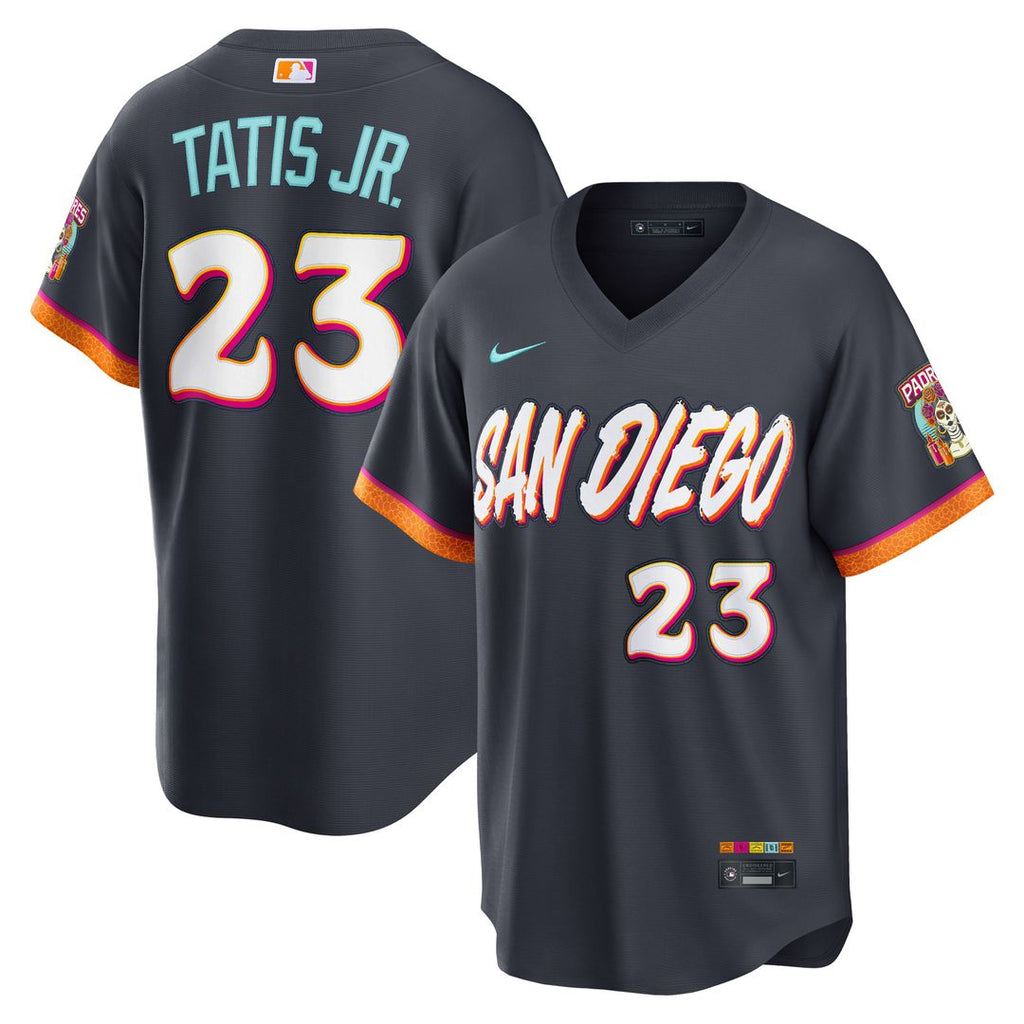 Fernando Tatis Jr. San Diego Padres Nike 2026 City Connect Stadium Jersey - Obsidian | MLB Fan Gear