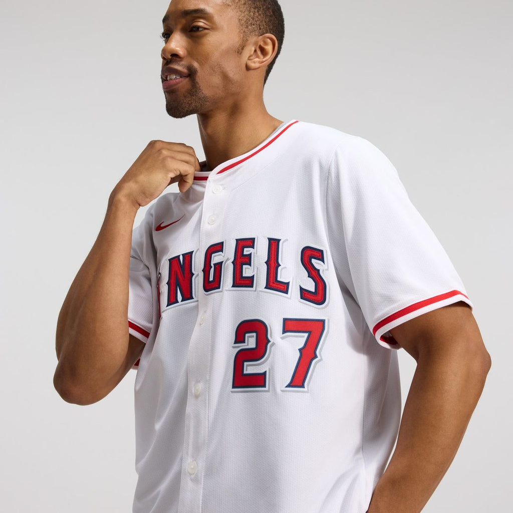 Mike Trout Los Angeles Angels Nike Home Limited Player Jersey - White | MLB Fan Gear